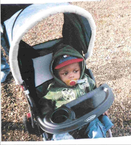 Grandmas little man.
(Leroy A. Loyd II at 1 year old)