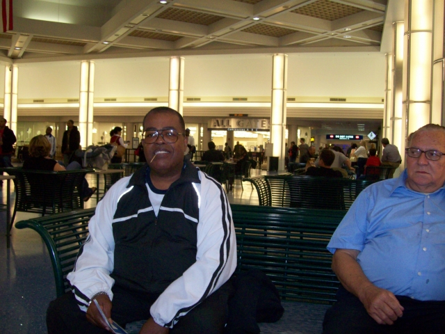 Waiting at the Jacksonville Airport.