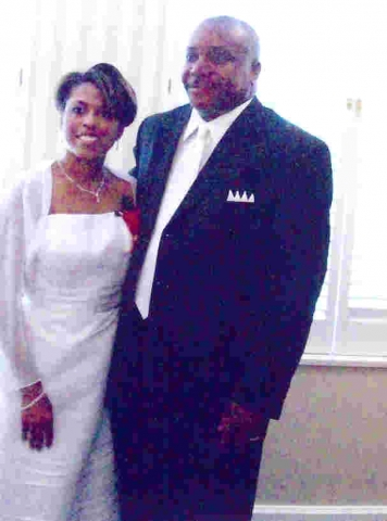 Stephanie and her husband, Douglas, at the Luncheon.