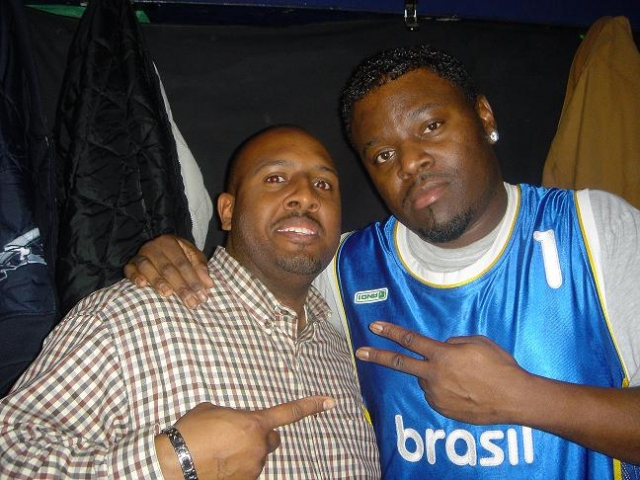 Farley Jack Master Funk and me in the Twin Cities