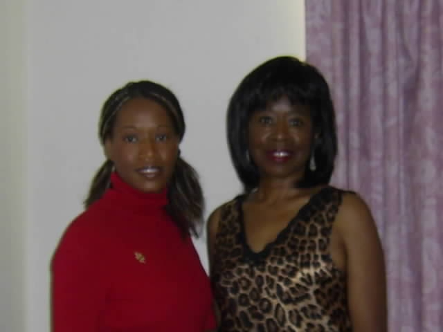 Alfreda and lovely daughter Katrina
