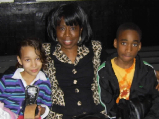 Alfreda and grandchildren