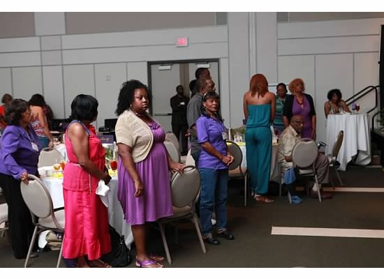 Standing during the processional