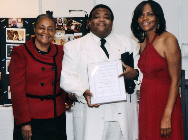 Banquet Keynote Speaker, Rev, Jarius Marshall, with Inez Marshall and Bettie Gillyard Griggs