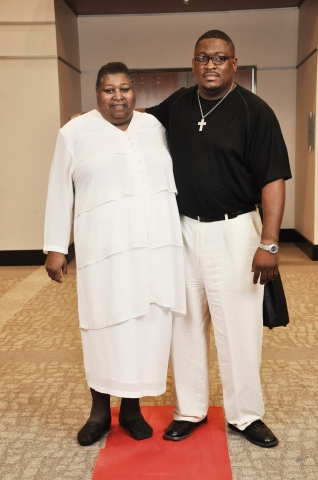 Sylvia Campbell and son, Aldon