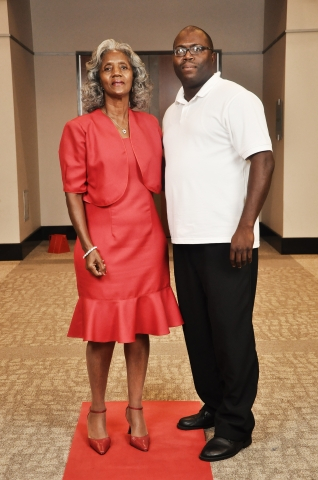 Gloria Jackson and son, Frederick