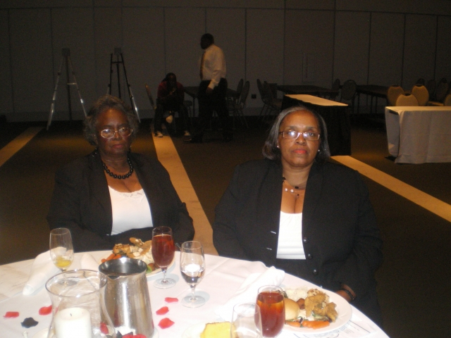 Thelma Henderson and Joyce Burke