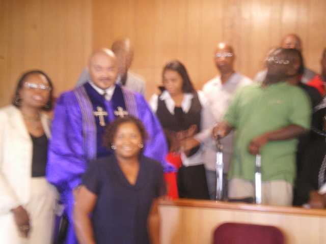 Family with Sunshine Baptist Church Pastor
