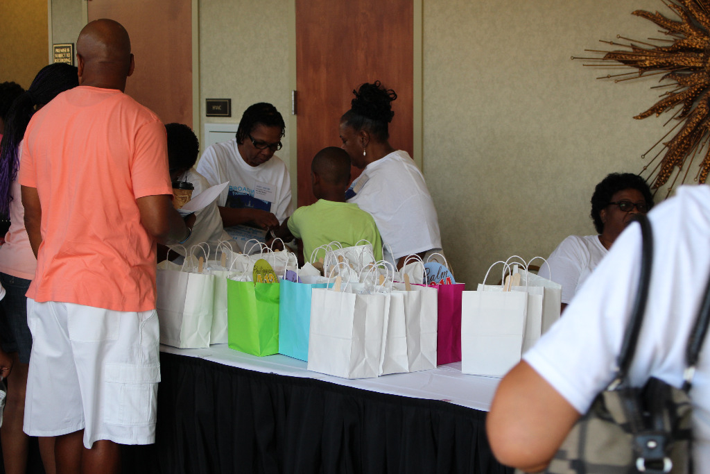 Family members registering