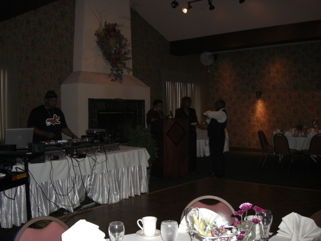 Cousin Mel as the Emcee at the Reunion Banquet in Valparasio (2009)
