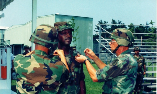 Donald Getting promoted