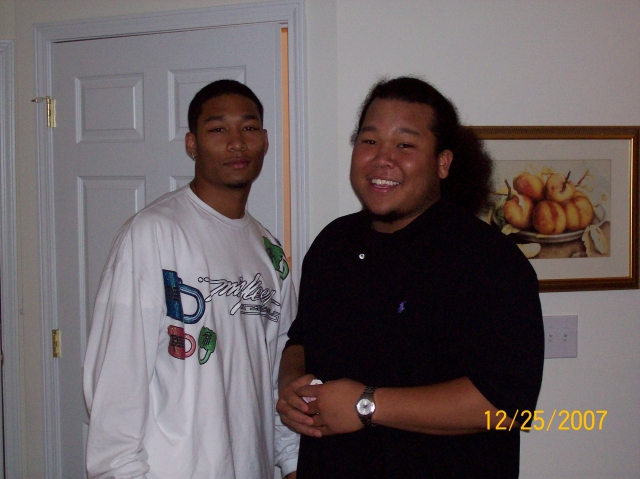 Jr. and Calvin remember riding on 3 wheels goin home,LOL