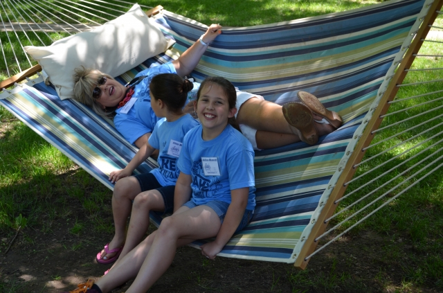 Fun on the hammock.