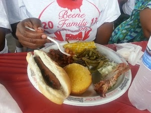 I'll clean this plate for another. Just give me a second.