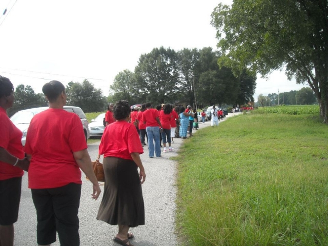 So we are here to thank God for allowing us to return to land where our forefathers lived.