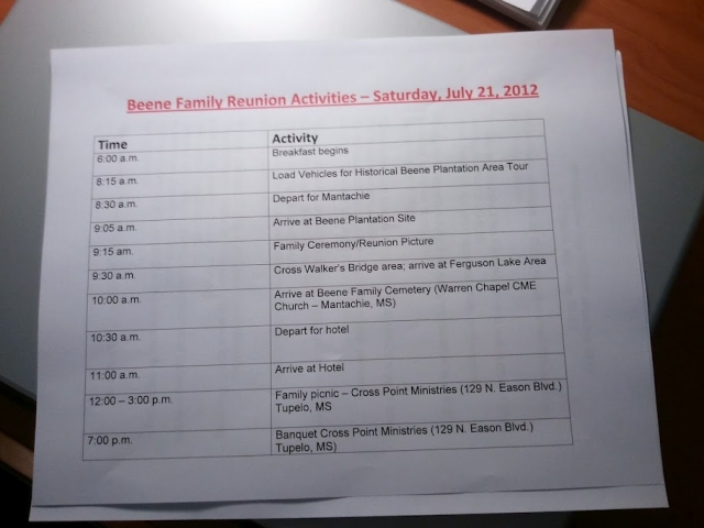 Looks like we have a FULL day Saturday.