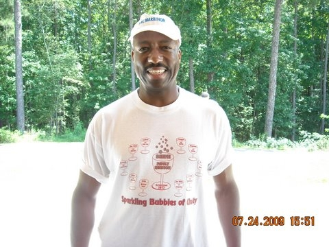 Lamar Reed with a vintage 1977 T-shirt of the Beene Family Renuion (Jackson and Rashia)