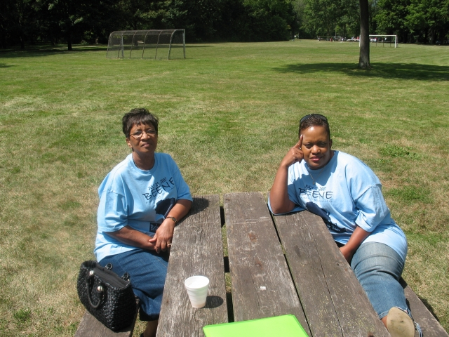Joyce Beene and Koritha Beene Unajimba, wife and daughter of the late Robert L. Beene Sr., son of Ammie Beene.