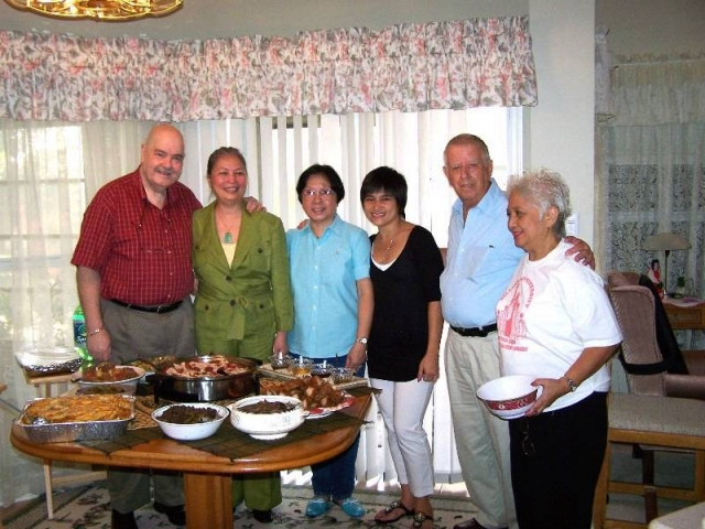 There was plenty of food of a wide variety brought by everybody.