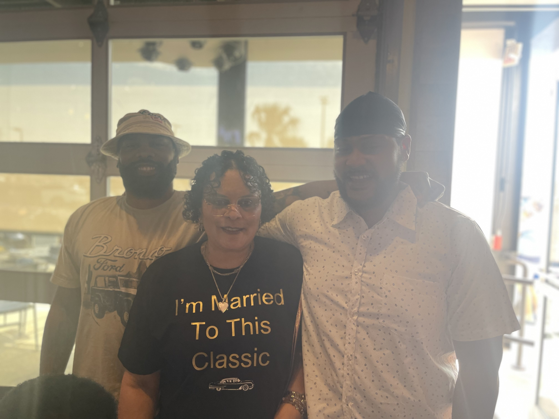 Sheredia and Larry.  Justin and Garret, Sheredia’s sons