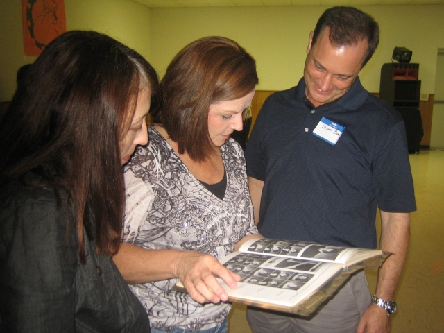 Julie Roland (Class of 1979), Sherry Brinkley (Phillips), and Bryan Bean