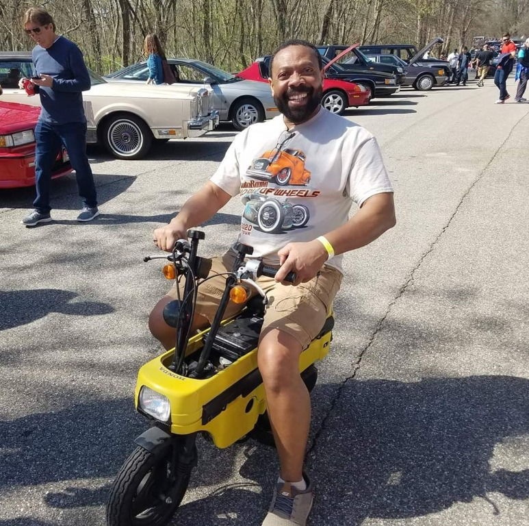 This is what Tim Monroe ended up with when he went motorcycle shopping?