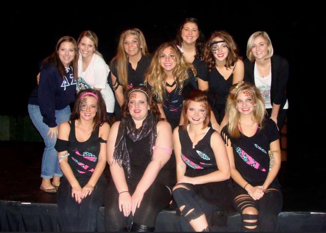 Seniors at Lip Sync! 2013
