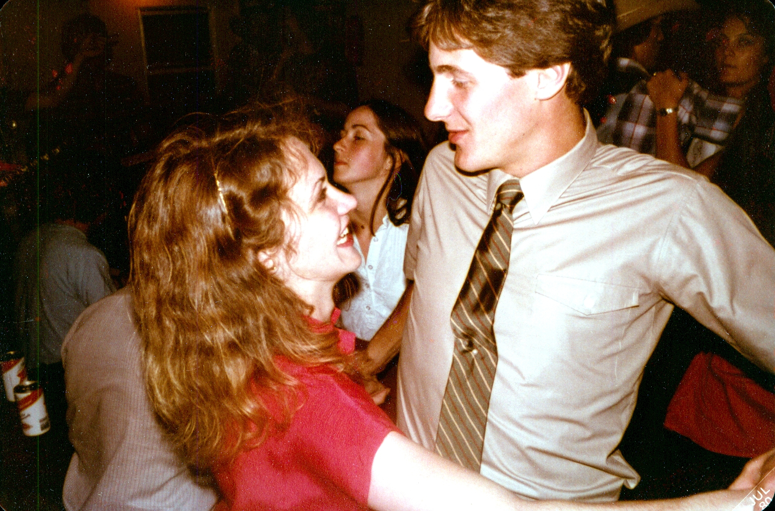 Stephanie Cotton Cole and Scott Cole (with Mary Schamp Silberschmidt in the rear)