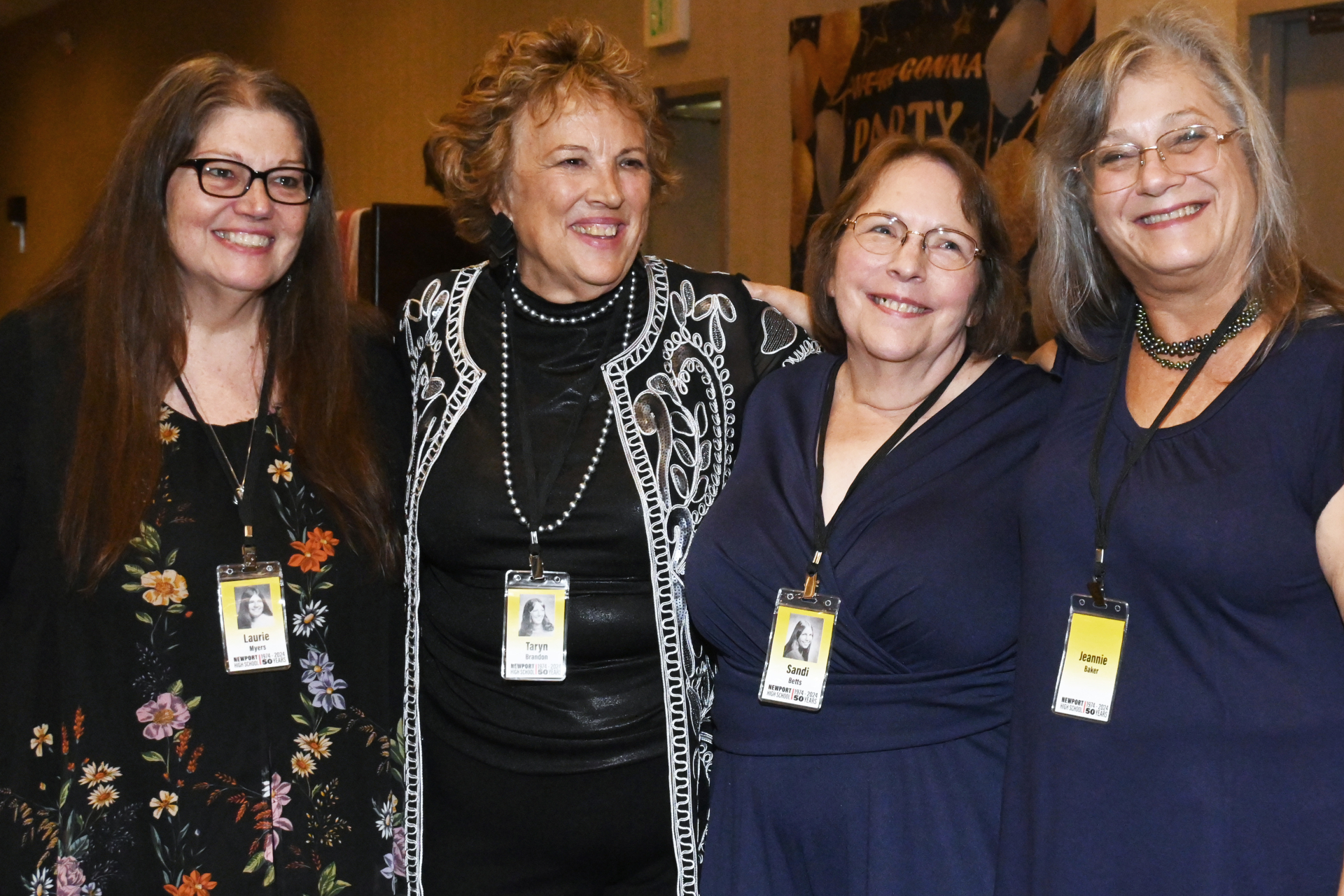 Laurie Myers, Taryn Brandon, Sandi Betts, Jeannie Baker (Robs wife)