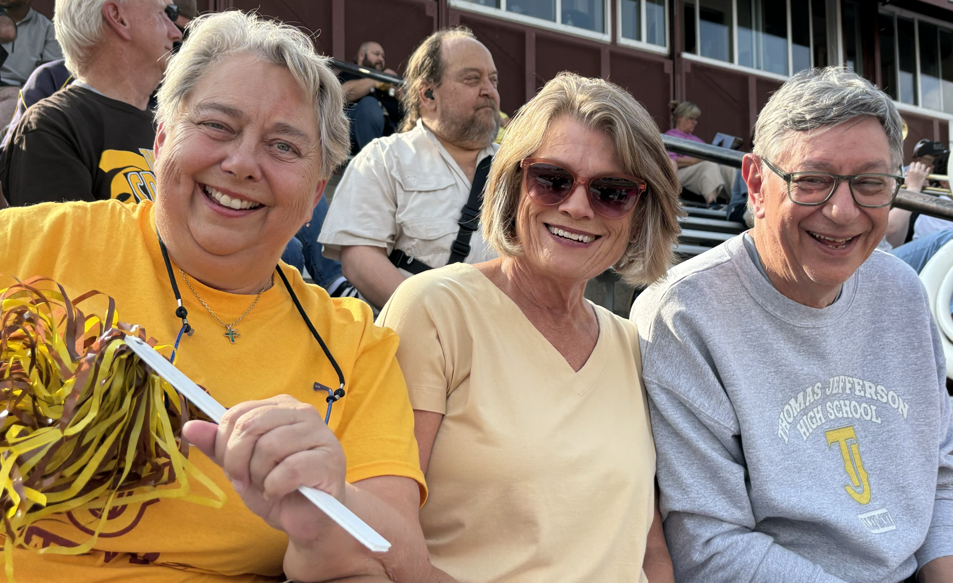 Tracey Mumey Dawson, Nancy Cooper '72 and Jackson Mumey '72