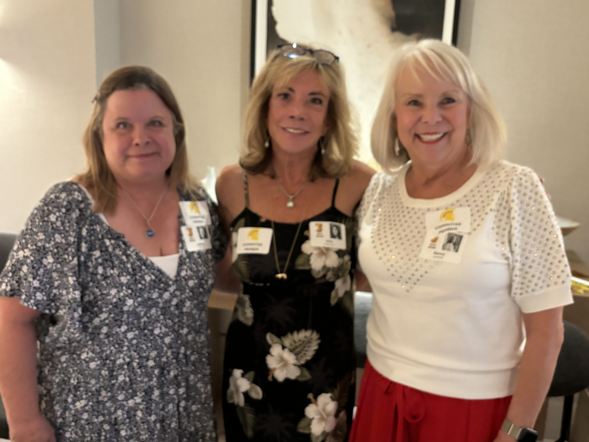 Kathy Shcroeder, Julie Hayek Jackson, and Nancy Smith Miller