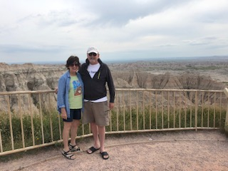 Badlands, South Dakota, Sheila & Richard Jackson