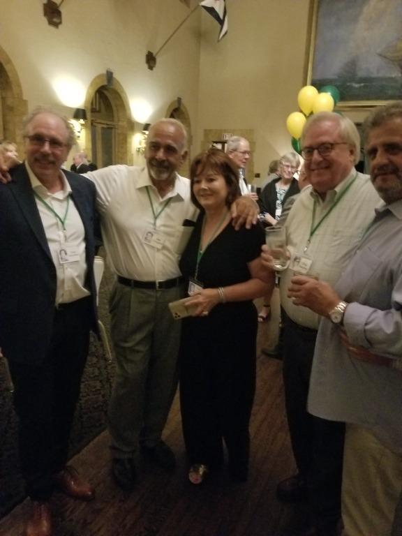 Tony Cecchini, Joe Tringale, Debi Wegner Ihrie, Chip Stieber, Emmet Barrata, (background: Phil Bertelsen & Barbara Arthur Bertelsen)