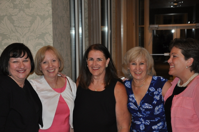 Sherry Neuder Bradow, Jan Schwinke, Judy Barton MacGuidwin, Lynn Seeber Wentzel, Susan Yerkes OLeary (photo courtesy of Judy Barton MacGuidwin)