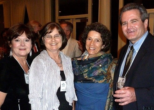 Debi Wegner Ihrie, Sue Moesta Letson, Ann DiLoreto, Jim Stone (photo courtesy of Nancy Abeli DAmore-Chase)