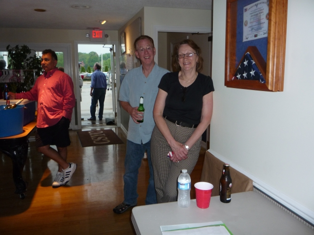 Jesse Villegas (guest of Sue Gallego), Bill Crawford, and Bob Reasers wife, Leslie (photo courtesy Nancy LeRoy Burk)