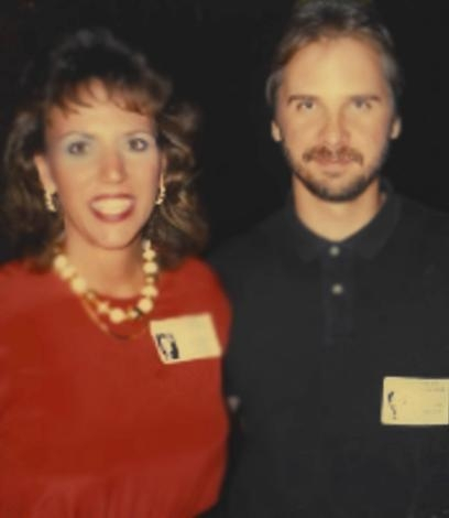 John Nelson & Mariann Russell at the 20 year class reunion.