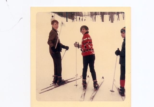 School Ski Trip 1968 r-l Matt Ortisi, Billy Crawford