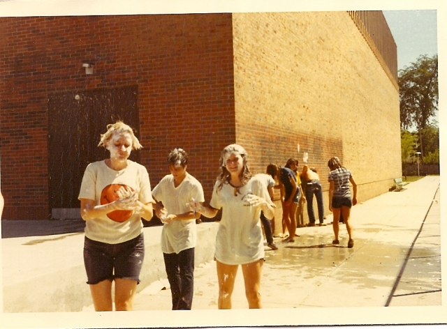 Senior fun day- r-l Jan Mayer, Chip DeClaire, Joann Knippenberg