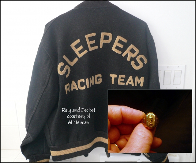 A big thanks to Al Nieman for sending his car club jacket and his school ring! The jacket looks great for being 50 years old, huh?!
