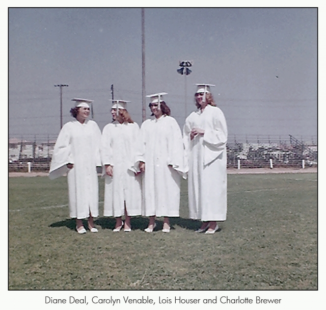From left to right, Diane Deal, Carolyn Venable, Lois Houser, and Charlotte Brewer (Photo courtesy of Diane Deal)
