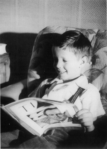 Loren Stayboldt - obviously learned to read quite young. And take a gander at WHAT he is reading! Pretty impressive, Loren. Say, is that Hubert H. Humphrey on the cover of Time???