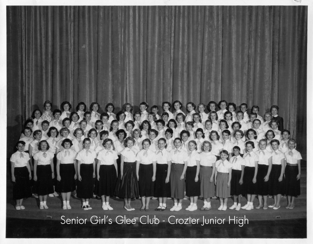 Girls Glee Club - Crozier Jr. High (Photo courtesy of Sandi Mackley)