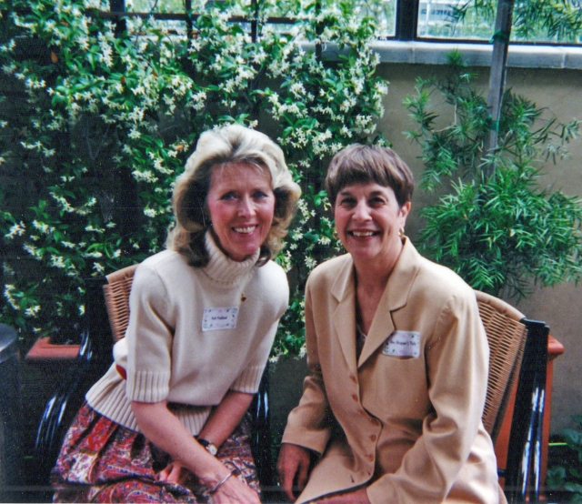 2001 Girls Luncheon - Ann Krappe and friend (sorry!)