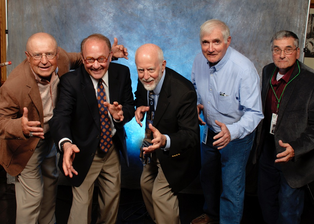 WJ wrestlers: Jim Meehan, Tony Vitto, Ned Shultz, John Buckley, Greg Puterbaugh