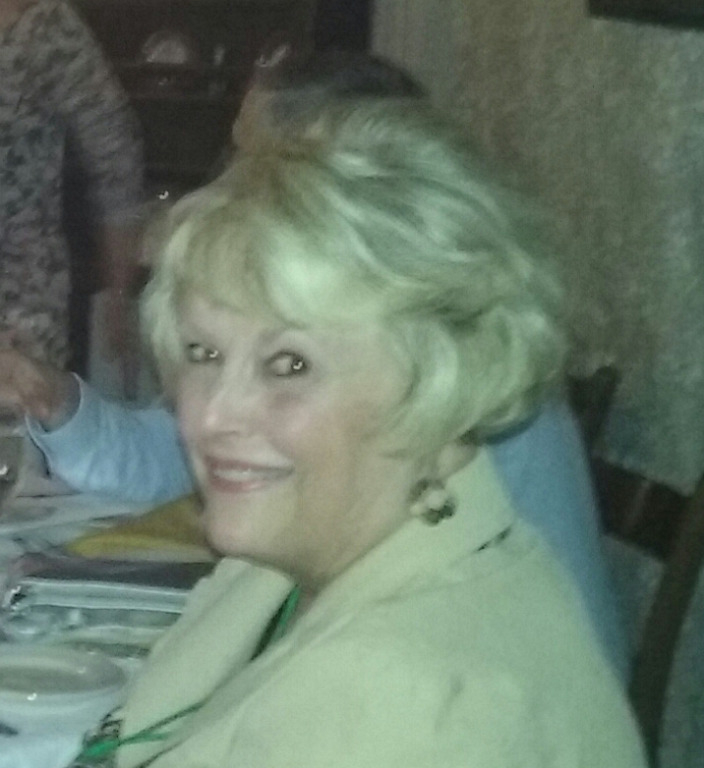 Lorraine at the banquet table