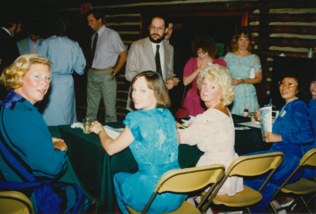 20th reunion registration table