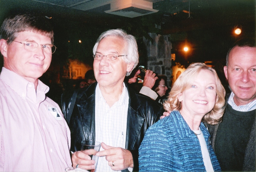 Pete Lucas, Dennis Walker, Norm Kiger & wife @ 40th reunion