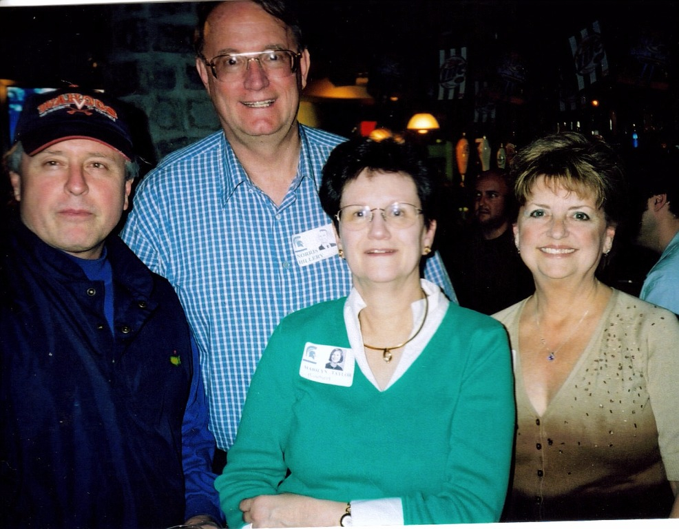 b.kerr, norris, ? and trish
WJ66 40th reunion 1996