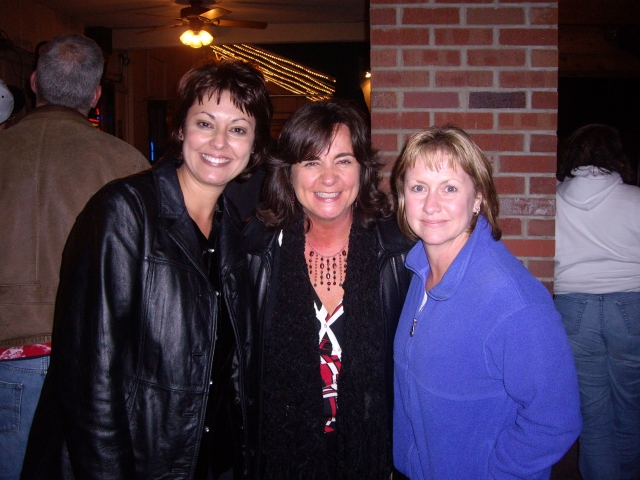 Cindy S, Mimi M and Mary Beth K at the 25th reunion